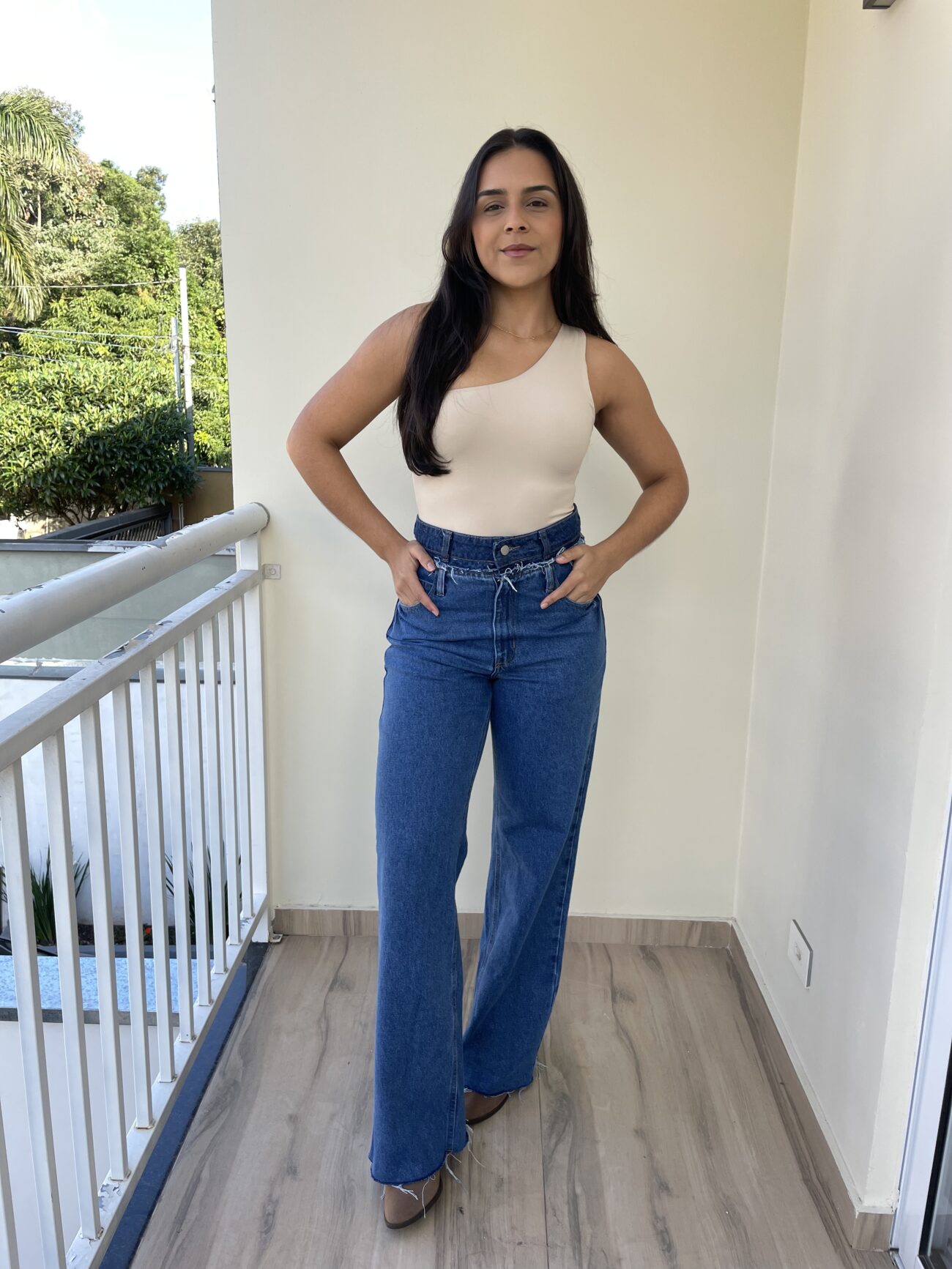 Calça Jeans Lorena - Jeans Escuro