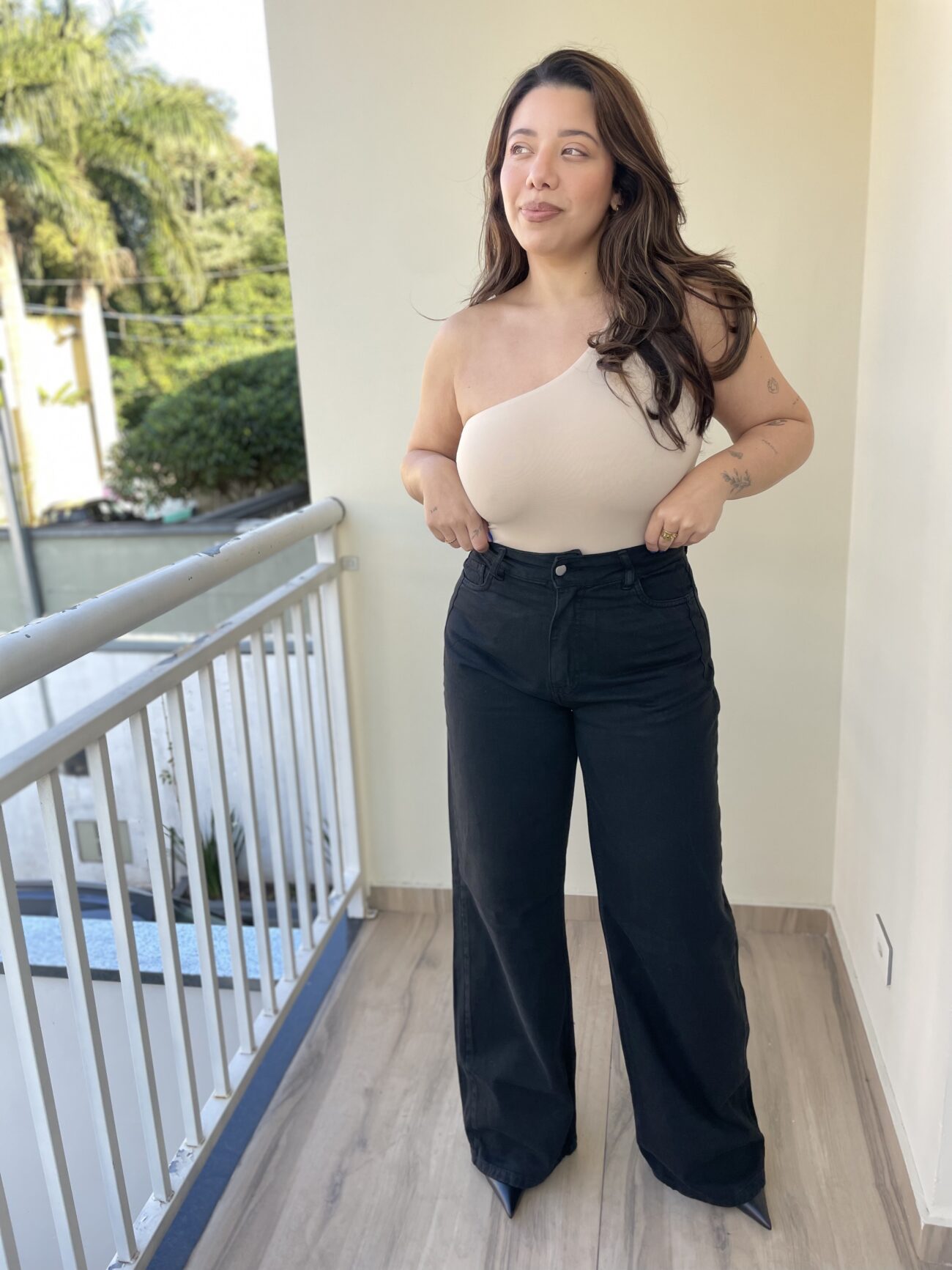 Calça Jeans Amanda  - Jeans Preto