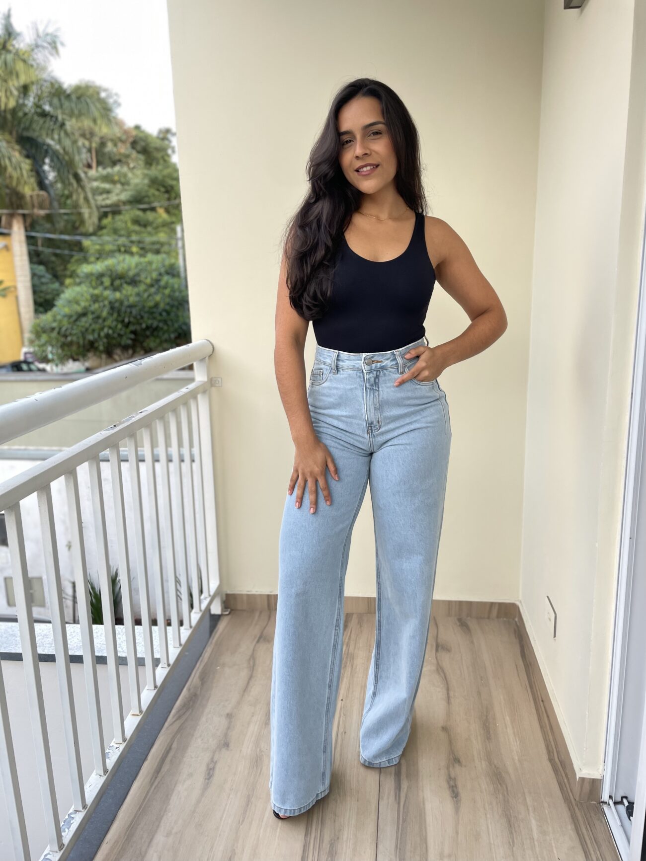 Calça Jeans Luana - Azul Claro