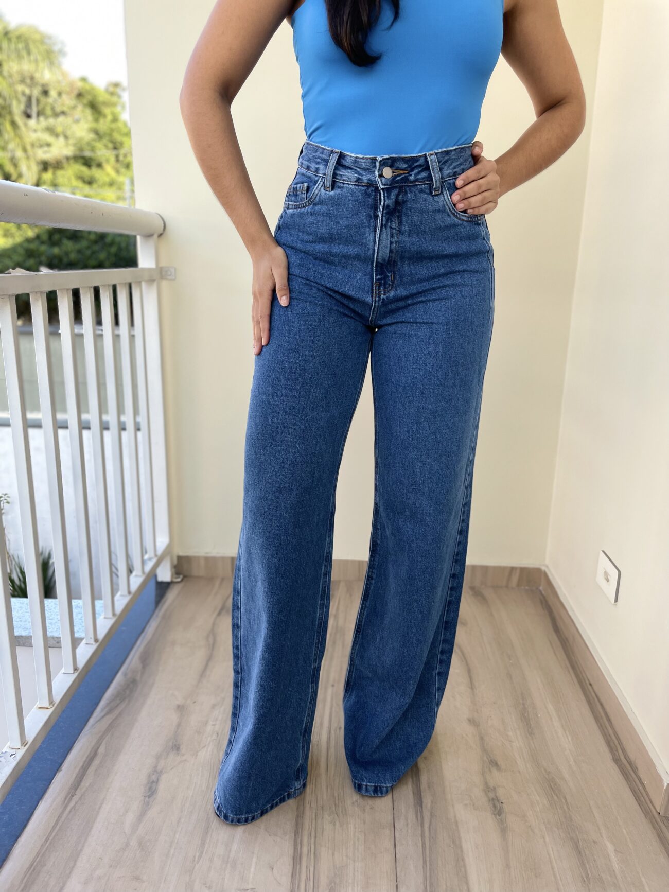 Calça Jeans Luana  - Azul Escuro - Image 3