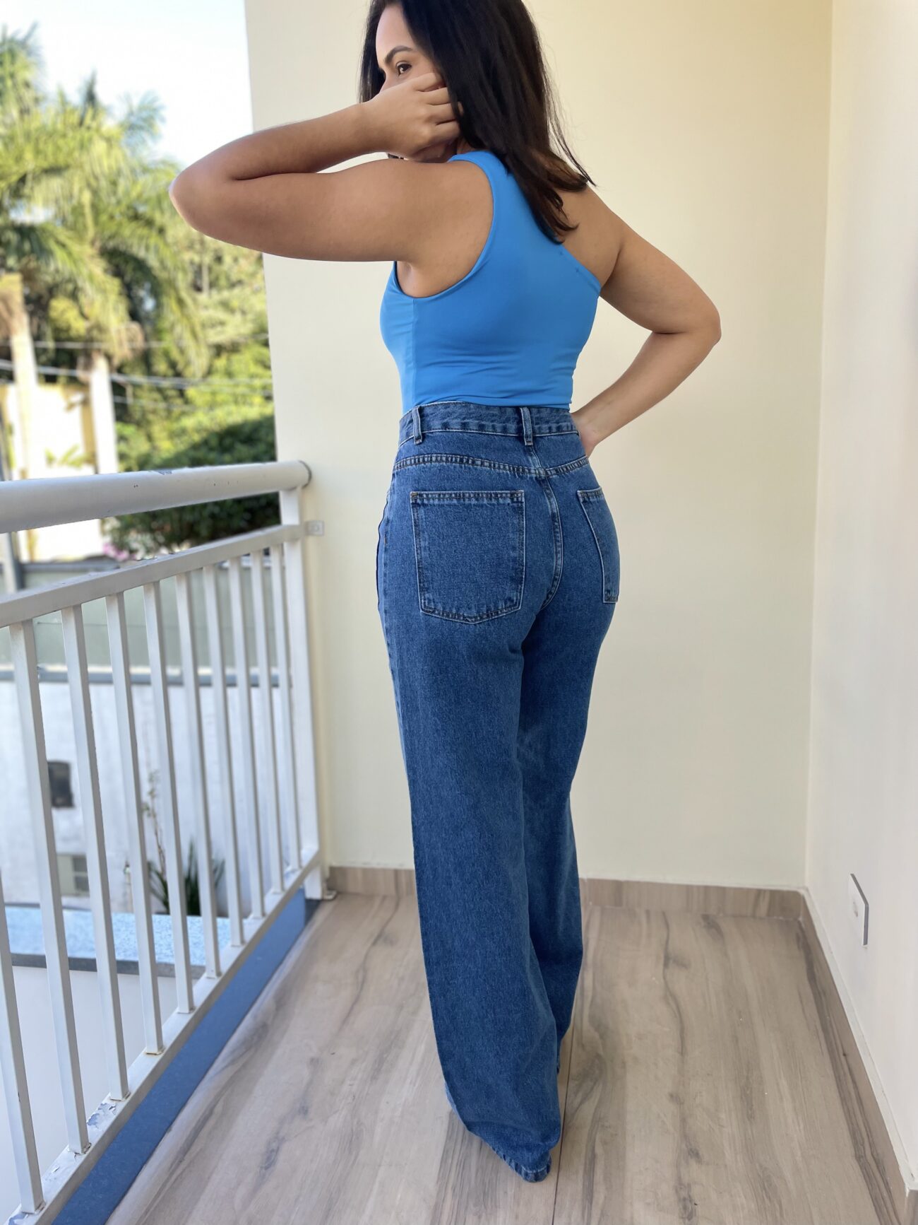 Calça Jeans Luana  - Azul Escuro - Image 4