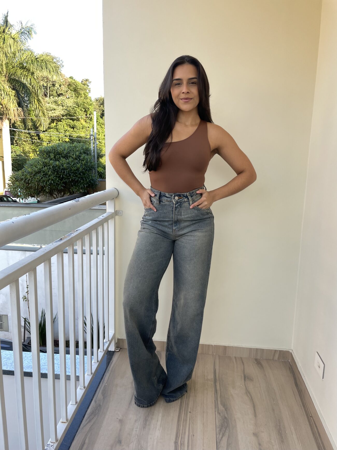 Calça Jeans Luana -  Jeans Estonado - Image 4