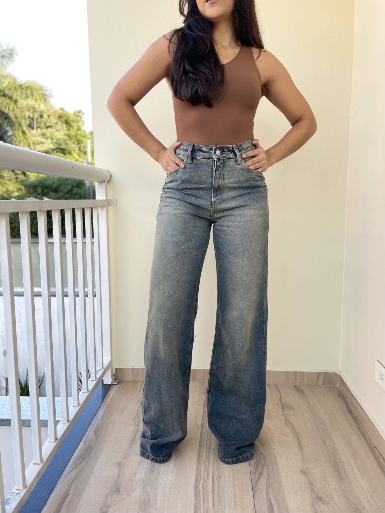 Calça Jeans Luana -  Jeans Estonado - Image 5